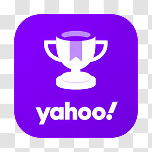 Yahoo Fantasy - Yahoo Logo With Trophy Icon Transparent PNG