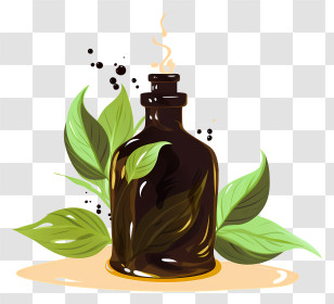 Essential Oil - Aromatherapy Essential Oil Bottle Transparent PNG