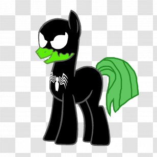 Cat Venom Symbiote Pony DeviantArt - My Little Friendship Is Magic - Spider-man Transparent PNG