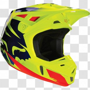 Motorcycle Helmets Fox Racing Motocross - Bicycle Forks - Helmet Transparent PNG