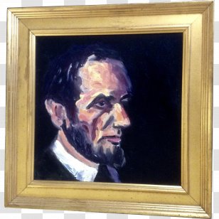 Portrait Of Abraham Lincoln Self-portrait Oil Painting - Art Transparent PNG