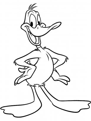 Daffy Duck Bugs Bunny Colouring Pages Coloring Book Color Transparent Png