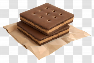 Bourbon Biscuit - Chocolate Sandwich Cookies Transparent PNG