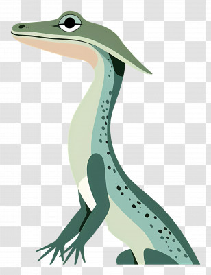 Lizard - Colorful Cartoon Lizard With Elegant Design Transparent PNG
