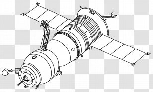 Satellite Soviet Space Program Drawing Spacecraft Sputnik 1 - Exercise Equipment Transparent PNG