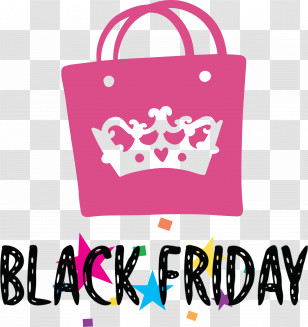 Black Friday Shopping Transparent PNG