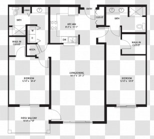 Floor Plan Paper Villa - Media - Schematic Transparent PNG