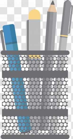 Brush Pot Pen - Pencil - Vector Transparent PNG