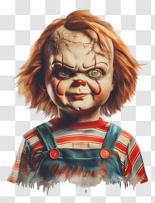 Chucky - Creepy Doll Character For Halloween Theme Transparent PNG
