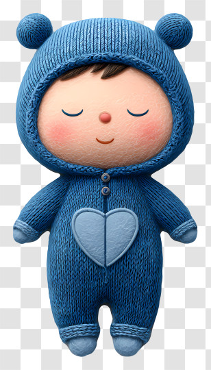 Infant Baby Boy - Blue Baby In Onesie Transparent PNG
