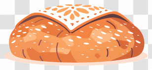 Round Bread - Bread Loaf With Sesame Seeds Transparent PNG