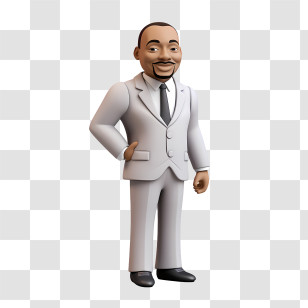 Martin Luther King Jr Day - Professional Man In Suit Transparent PNG
