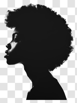 Silhouette - Black Silhouette Of A Woman Transparent PNG