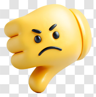 Thumbs Down Emoji - Thumbs Down Emoji Transparent PNG