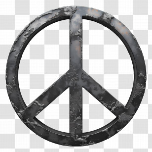 Peace Sign - Peace Symbol Icon Transparent PNG