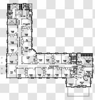 Floor Plan House Storey - Terraces And Open Halls Transparent PNG