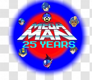 Mega Man Anniversary Collection Capcom Video Game - Flag - Rockman Holic The 25th Transparent PNG