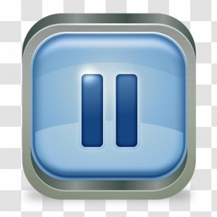 Download Button Clip Art - Pause Transparent PNG