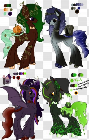 Ponytail Horse Fluttershy Auction - Ink Drawing Halloween Castle Bat Transparent PNG