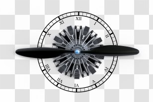 Aircraft Euclidean Vector - Rim - Creative Clock Transparent PNG