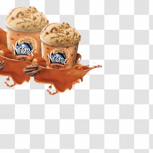 Ice Cream Chocolate Brownie Caramel Nesquik Flavor - Produs Transparent PNG