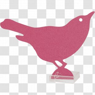 Bird Wedding Invitation Place Cards Ceci New York - Pink Transparent PNG