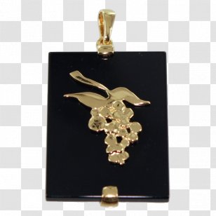 Locket Gold Symbol - Pendant Transparent PNG