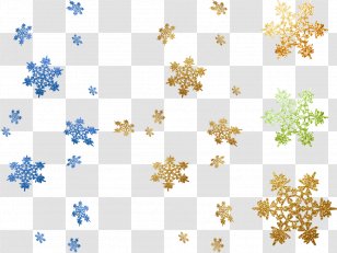Snowflake Christmas Pattern Transparent PNG