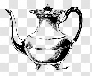 Jug Pitcher Teapot Drawing /m/02csf - Black And White - Ali Transparent PNG