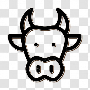 India Icon Cow Icon Transparent PNG