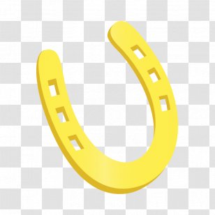 Horseshoe Clip Art - Yellow - Pictures Of A Transparent PNG