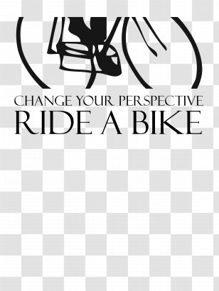 Bicycle Cycling T-shirt Sprocket Logo - Black And White Transparent PNG