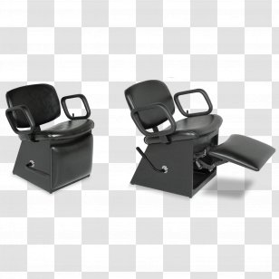 Barber Chair Recliner Furniture Beauty Parlour - Stool Transparent PNG