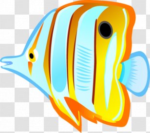 Goldfish Tropical Fish Clip Art - Yellow Transparent PNG