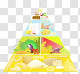 Food Pyramid Clip Art - Material - Cartoon Ingredients Transparent PNG