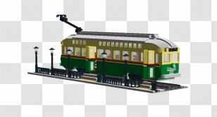 Lego Ideas Creator Trolley City - Septa Transparent PNG