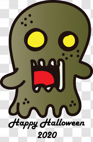 2020 Happy Halloween Transparent PNG