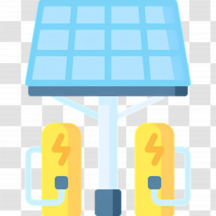 Charging Station - Solar Panel Charging Station Transparent PNG