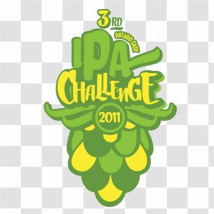 Logo India Pale Ale Flowering Plant Font - Yellow - Fruit Transparent PNG