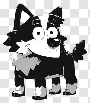 Mackenzie - Cute Cartoon Dog Transparent PNG