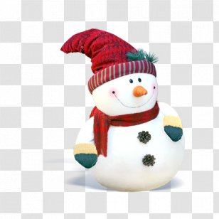 Christmas Snowman Wallpaper Transparent PNG