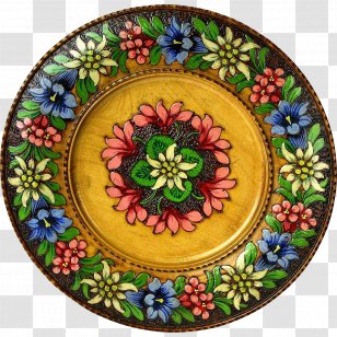 Plate Decorative Arts Ceramic Alps - Pyrography Transparent PNG