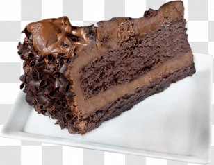 Chocolate Cake Brownie Mousse Tiramisu Layer - Snack Transparent PNG