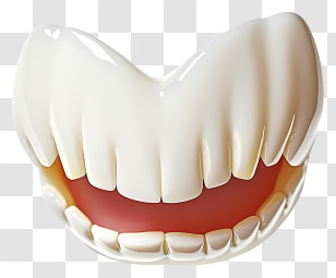 Realistic Style Teeth - Realistic Teeth Illustration Transparent PNG