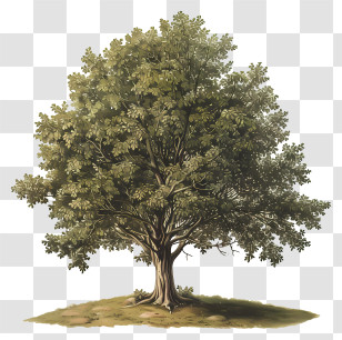 Architecture Tree - Lush Green Tree In Nature Transparent PNG