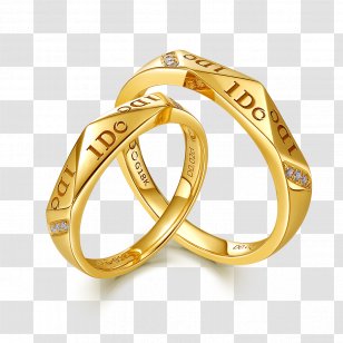 Earring Wedding Ring Engagement Colored Gold - Ruby Transparent PNG