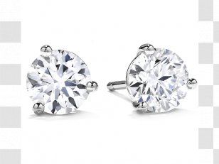 Earring Jewellery Diamond Carat Hearts On Fire - Earrings Transparent PNG