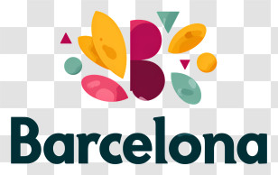 Barcelona - Barcelona Colorful Brand Logo Transparent PNG
