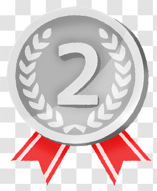 Medal - Silver Medal Award Transparent PNG