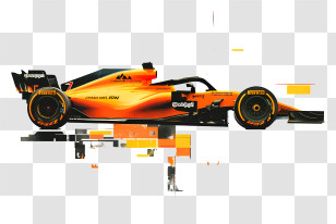 Formula 1 Car - Formula 1 Race Car Illustration Transparent PNG